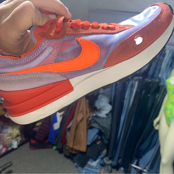 Nike Waffle One Mesh Sneakers Wom size 6 Active Fuchsia Womens Lifestyle Shoe - Picture 8 of 15